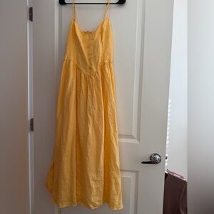 Aritzia Yellow Casual Dress